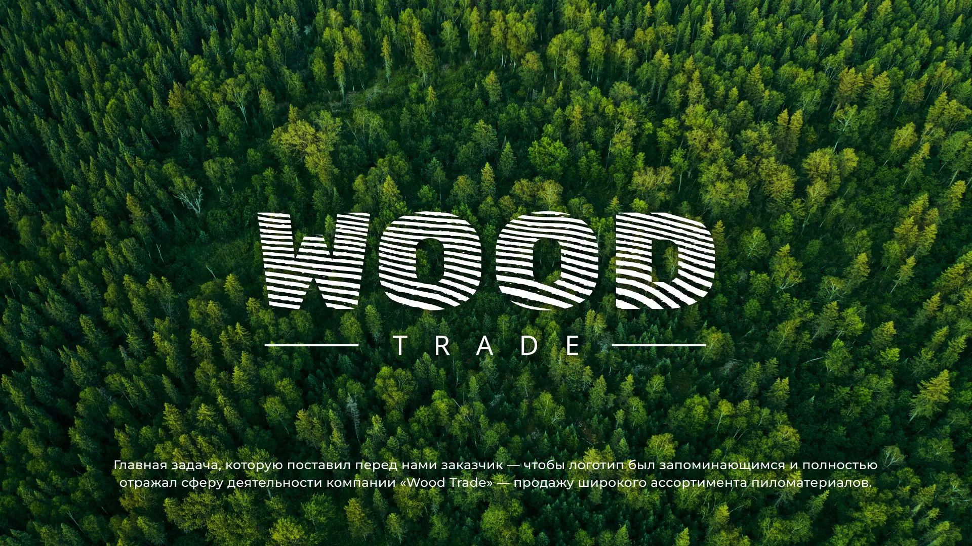 Разработка логотипа для компании «Wood Trade» в Соль-Илецке
