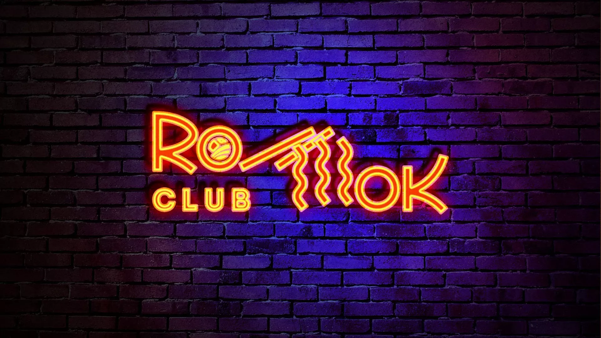 Разработка интерьерной вывески суши-бара «Roll Wok Club» в Соль-Илецке